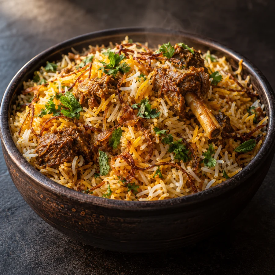 Mutton Dum Biryani