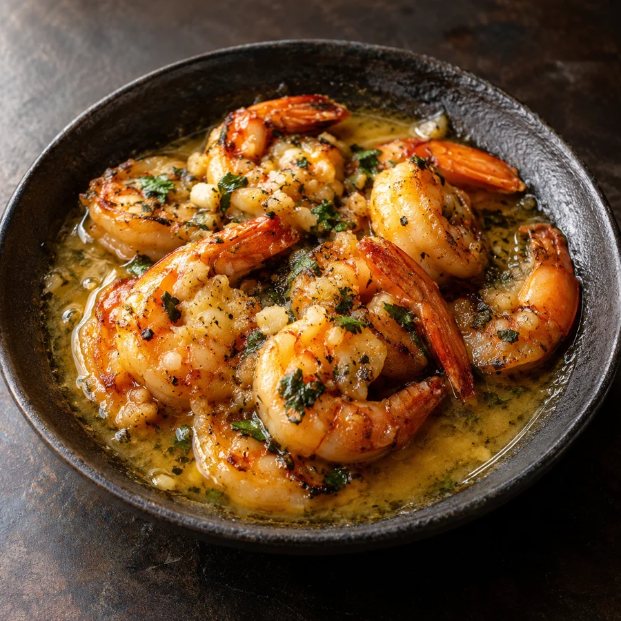 Filet au Beurre d’Ail (Prawn)