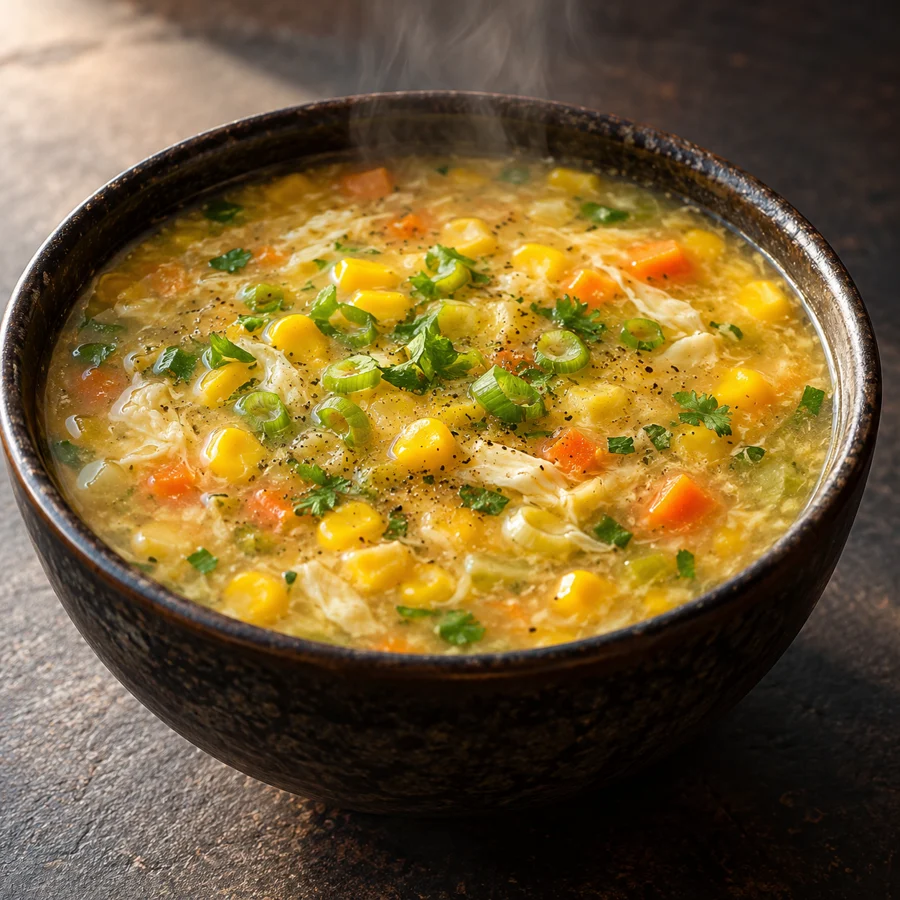 Sweet Corn Vegetable Soup