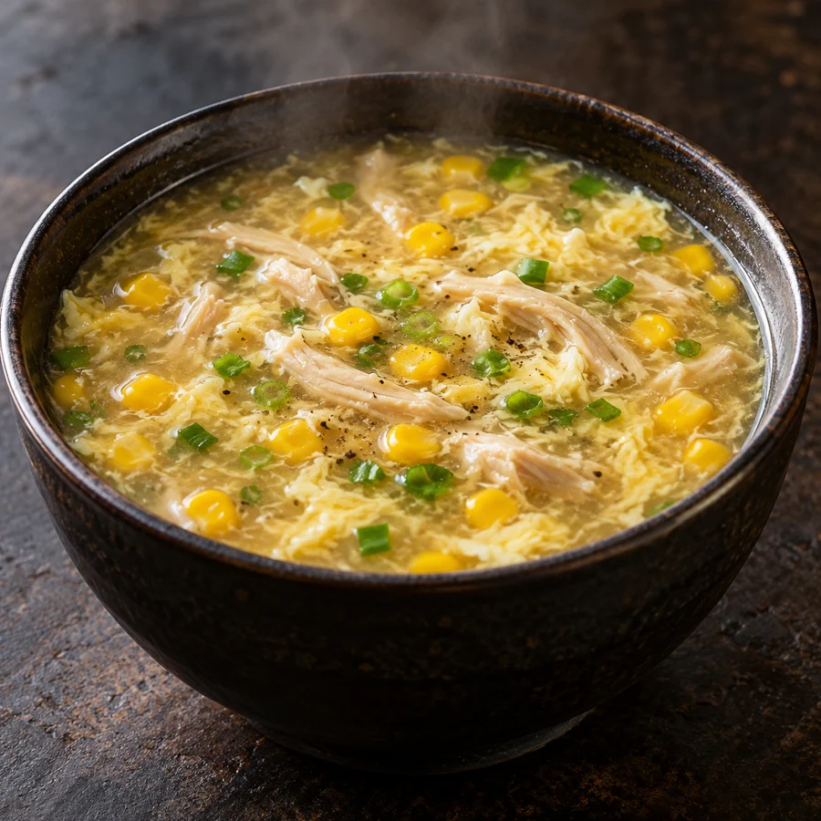 Sweet Chicken Corn Soup