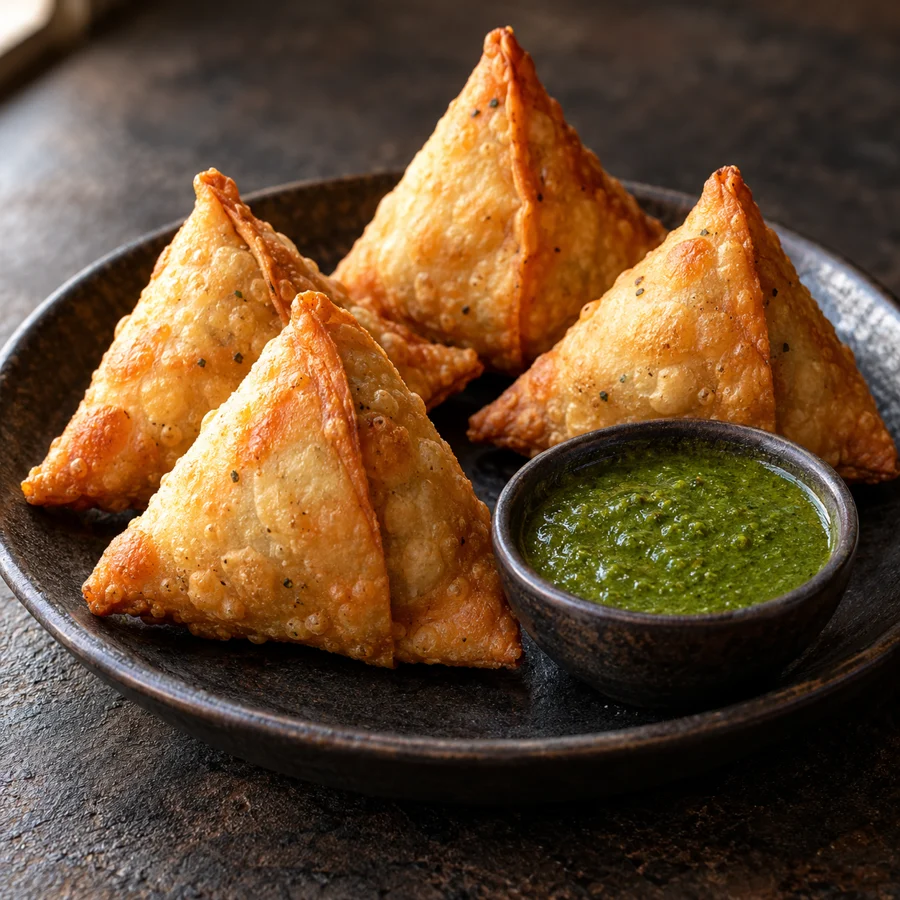 Punjabi Veg Samosa (4 pcs)